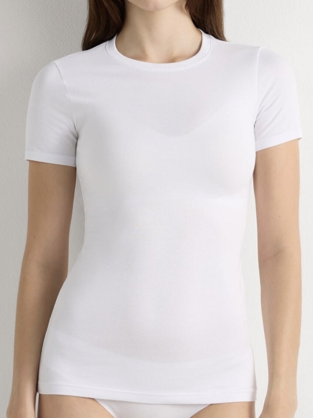intimissimi Stretch Superior Cotton Short Sleeve Top